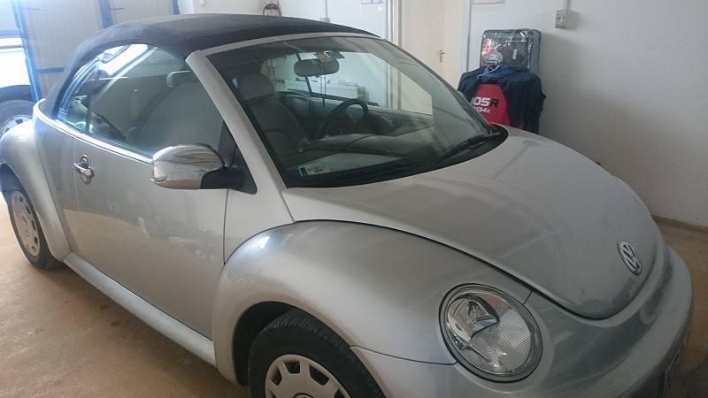 VW New Beetle cabrio tetőjavítás - 1. kép